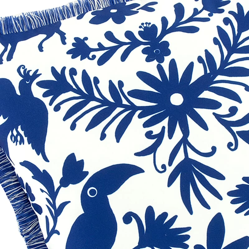 Tracey Boyd Otomi Birds Outdoor Throw Pillow, 18" - Image 2