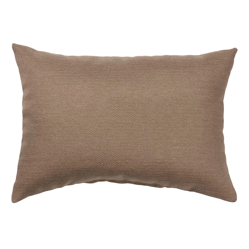 Tristin Acorn Lumbar Outdoor Throw Pillow, 14x20