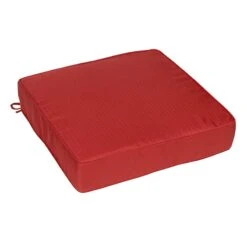 Tristin Cherry Red Outdoor Gusseted Deep Seat Cushion