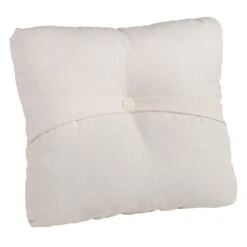 Tristin Heather White Premium Tufted Outdoor Back Cushion