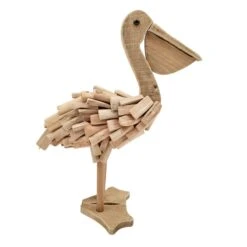 Ty Pennington Driftwood Pelican Garden Decor, 20"