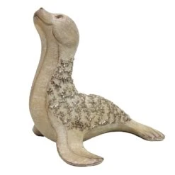Ty Pennington Natural Sea Lion Garden Decor, 8.5"