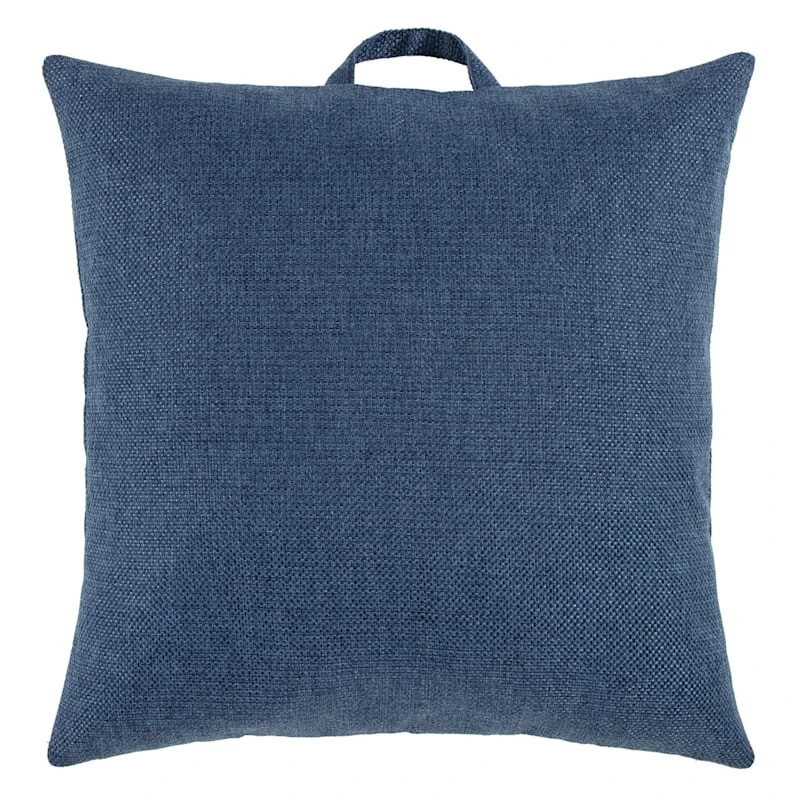 Ty Pennington Navy Blue Floor Cushion, 24"