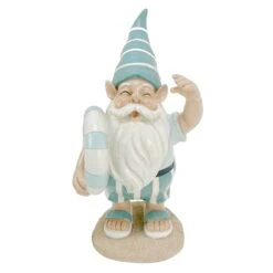 Ty Pennington Outdoor Blue Beach Garden Gnome, 12"