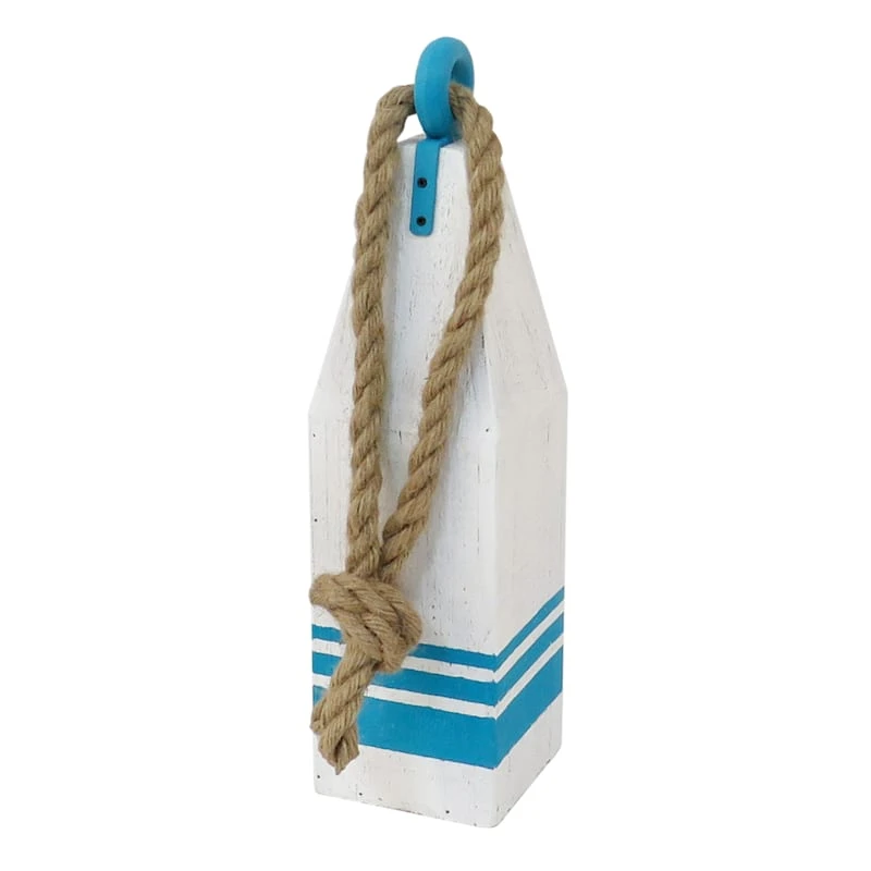 Ty Pennington Outdoor Blue Wooden Buoy