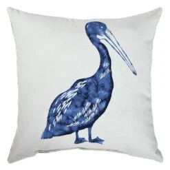 Ty Pennington Pelican Shibori Reversible Outdoor Throw Pillow, 16"