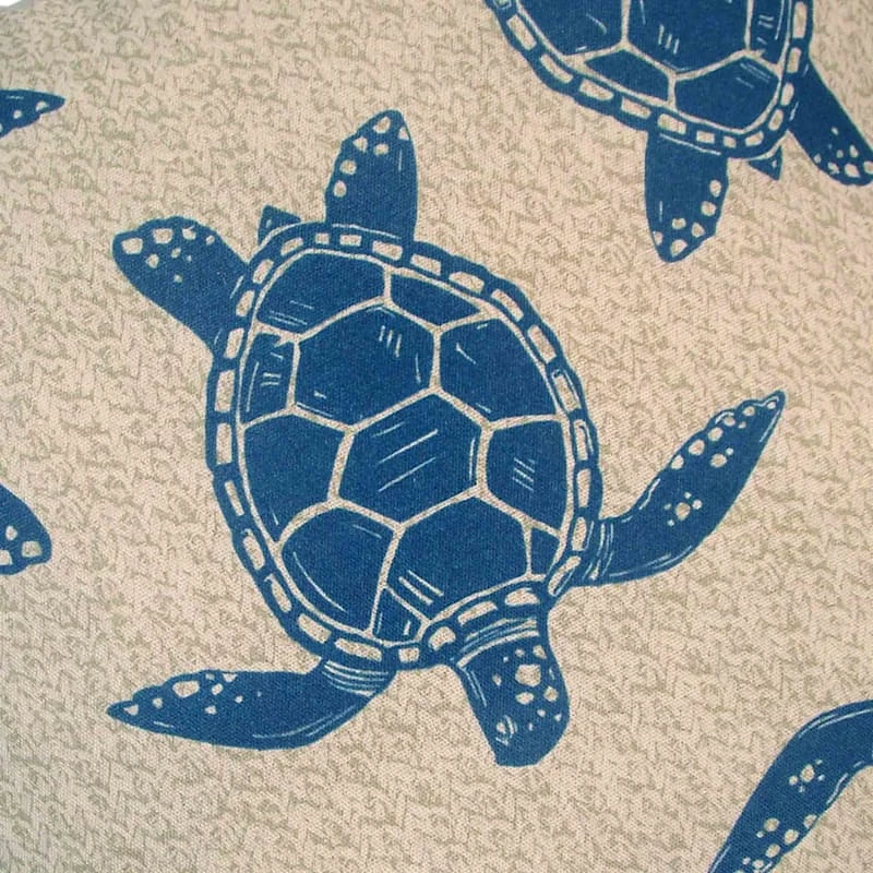 Ty Pennington Rattan Turtles Outdoor Throw Pillow, 18" - Image 2