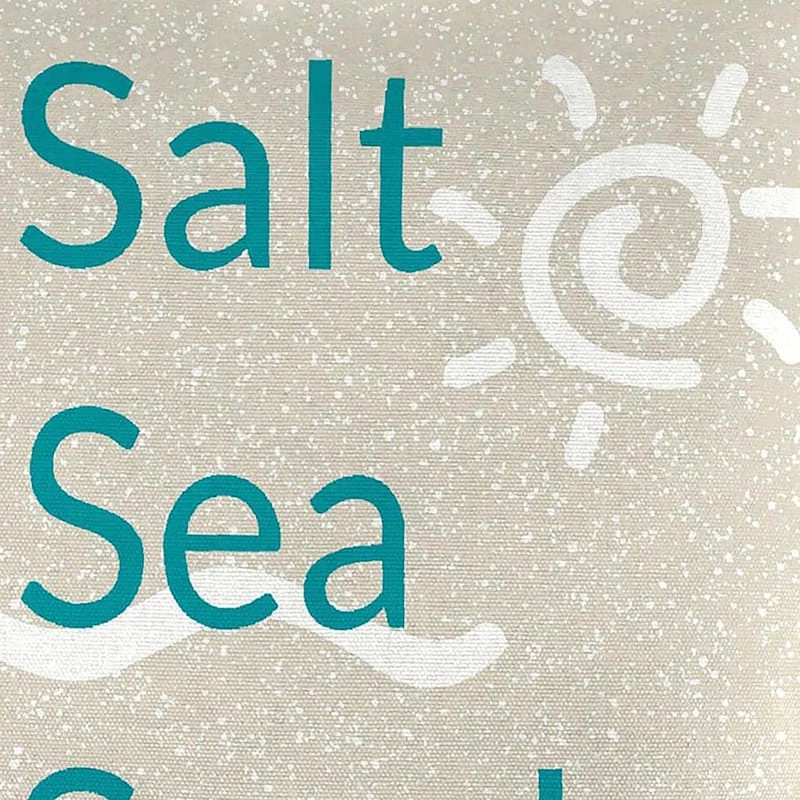 Ty Pennington Salt, Sea, Sand Outdoor Throw Pillow, 16" - Image 2