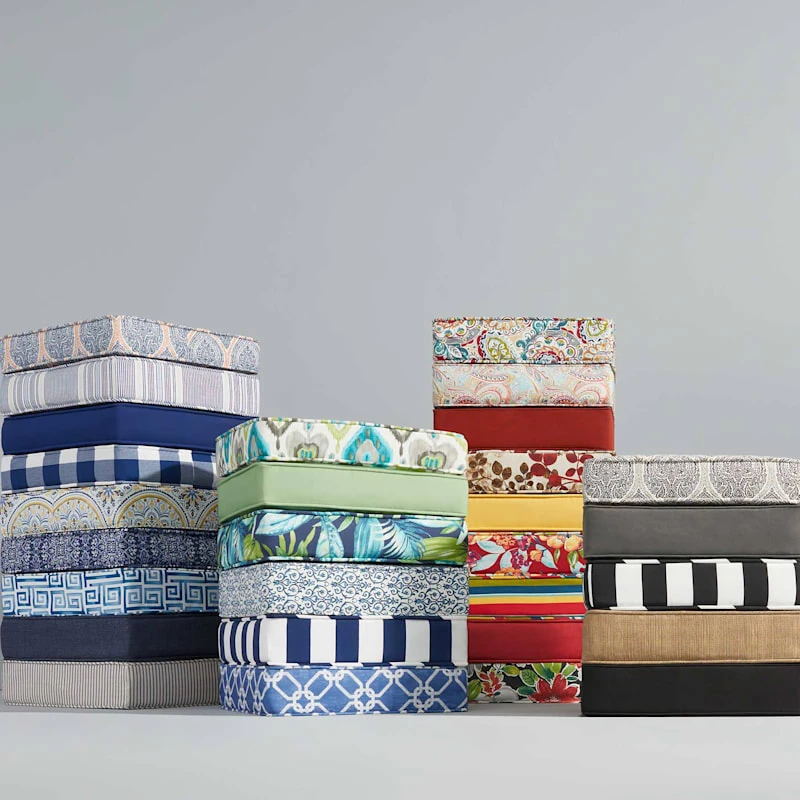 Wheaton Midnight Blue Premium Gusseted Outdoor Deep Seat Cushion - Image 3