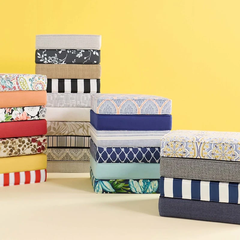 Wheaton Midnight Blue Premium Gusseted Outdoor Deep Seat Cushion - Image 4