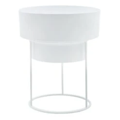 White Metal Plant Stand, 8x10